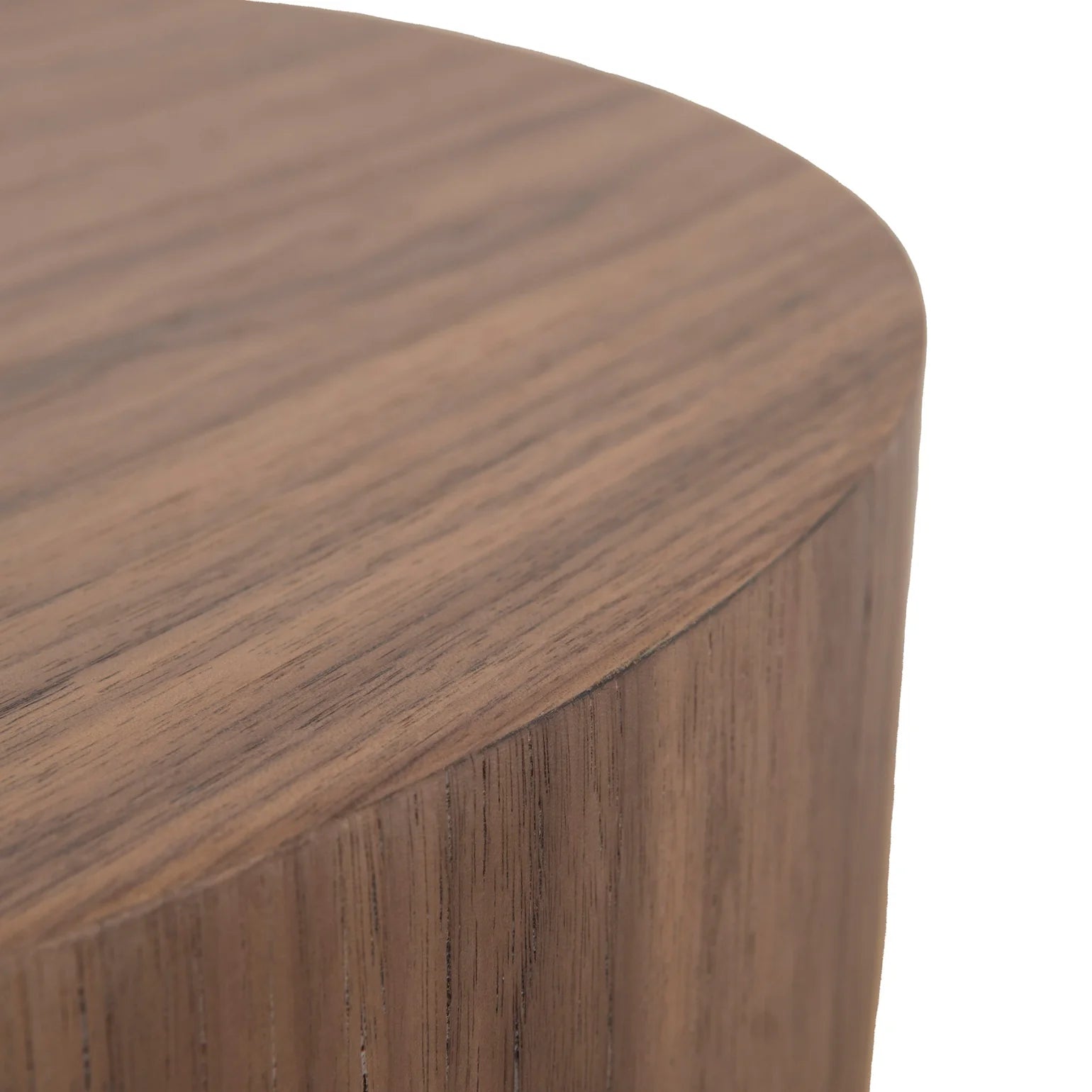 Agnes Round Side Table - Walnut