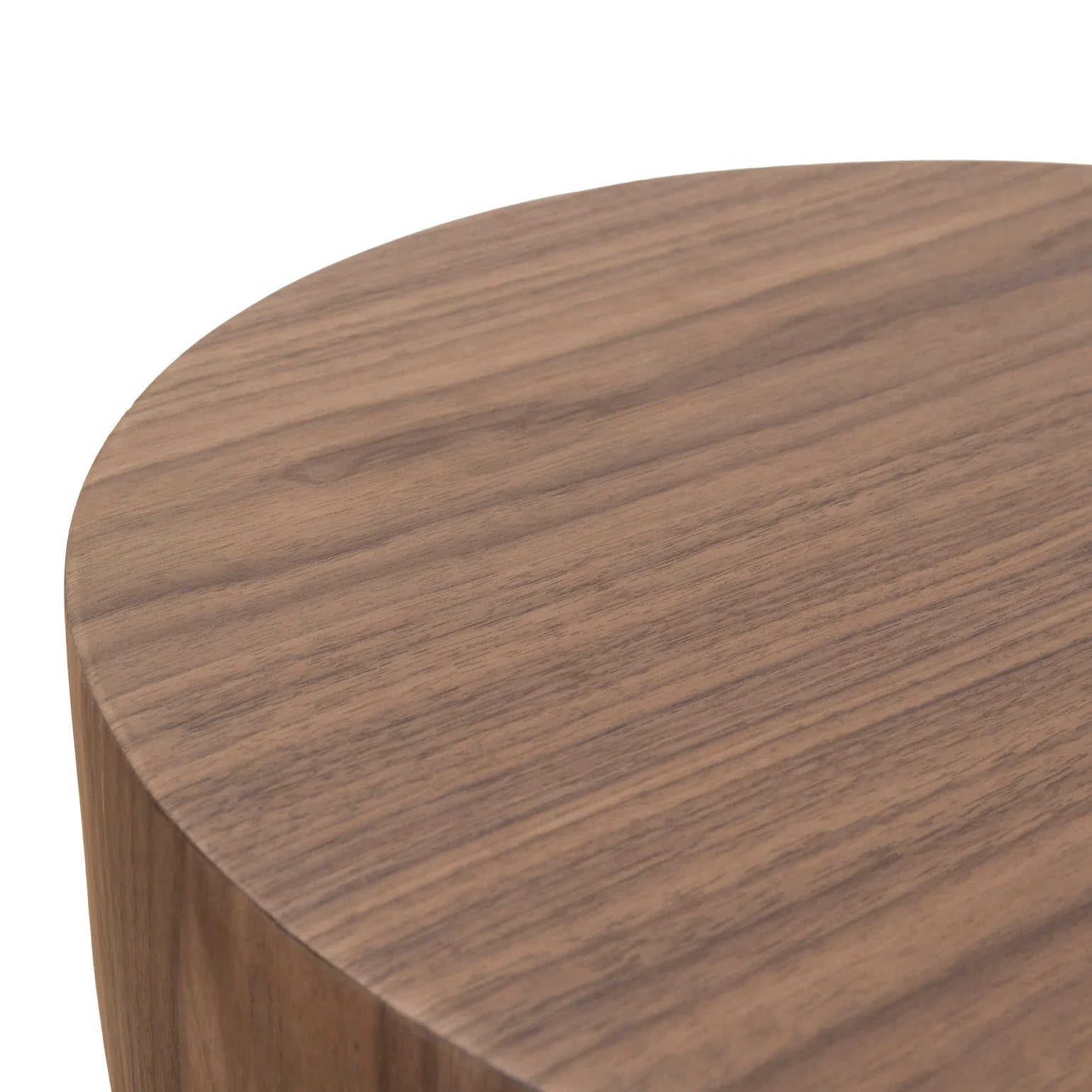 Agnes Round Side Table - Walnut