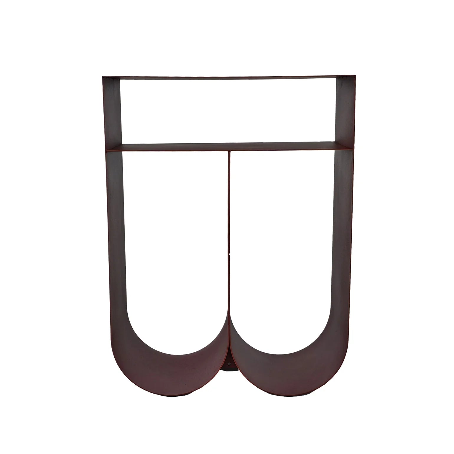 Webster Side Table - Burgundy Red