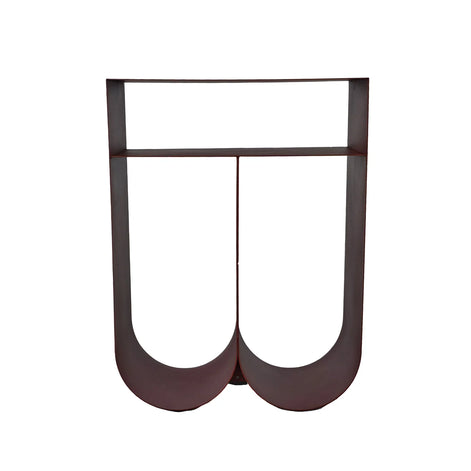 Webster Side Table - Burgundy Red