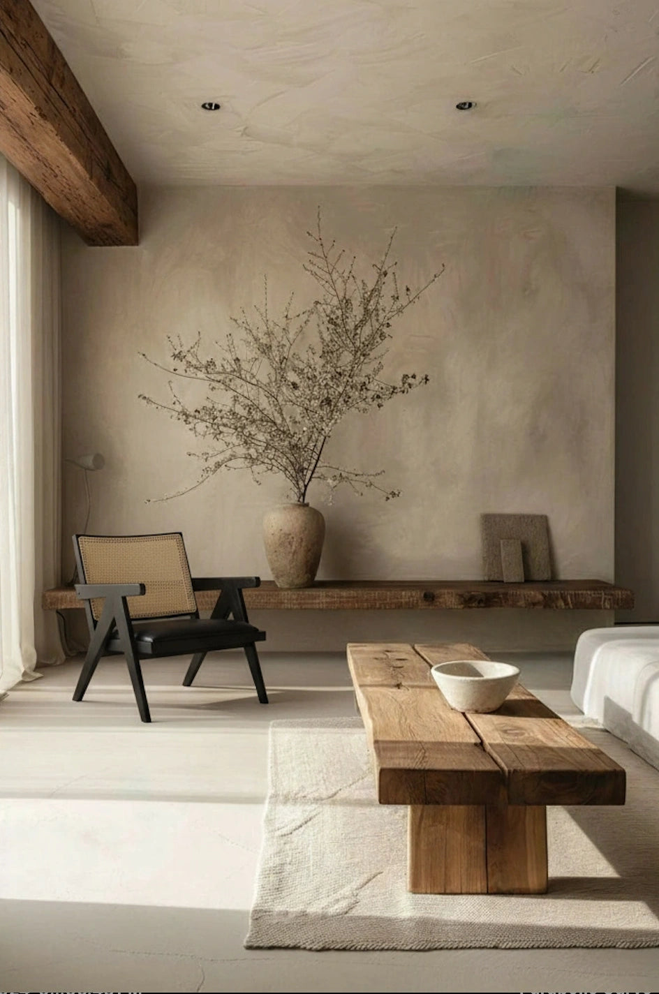 Flint Rattan Armchair - Black