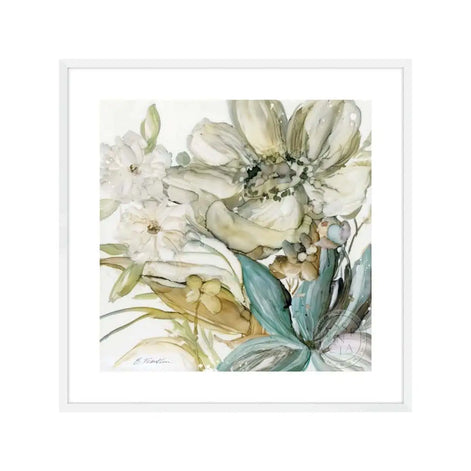 Seaglass Garden II – White Frame