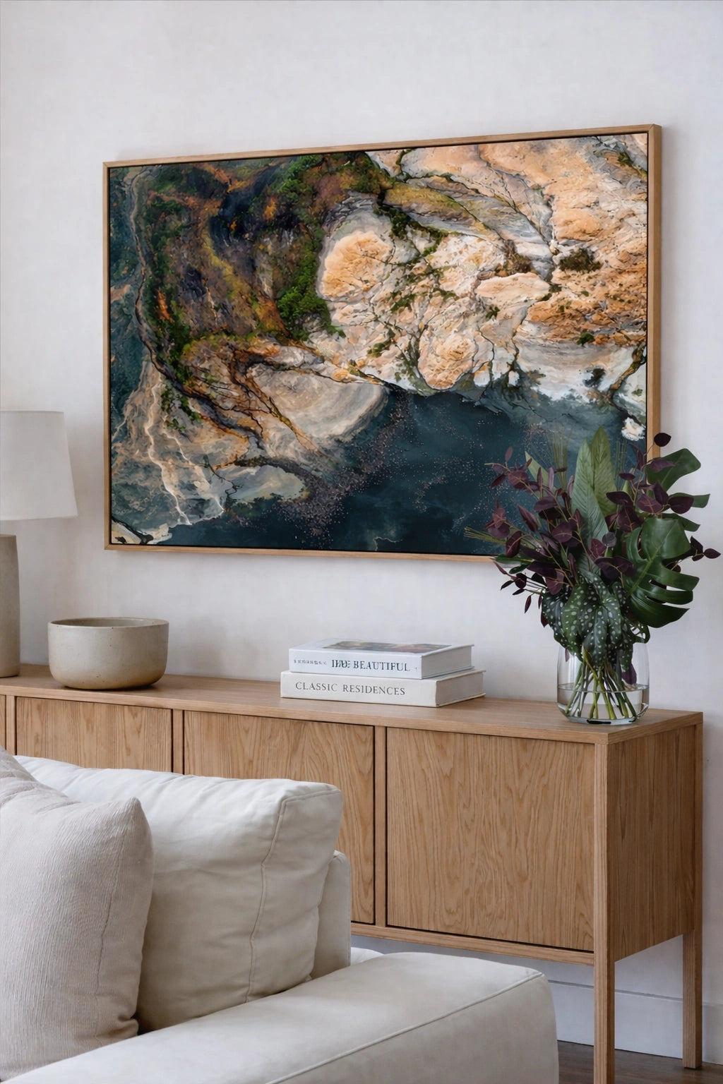 Splendid Africa - Natural Canvas