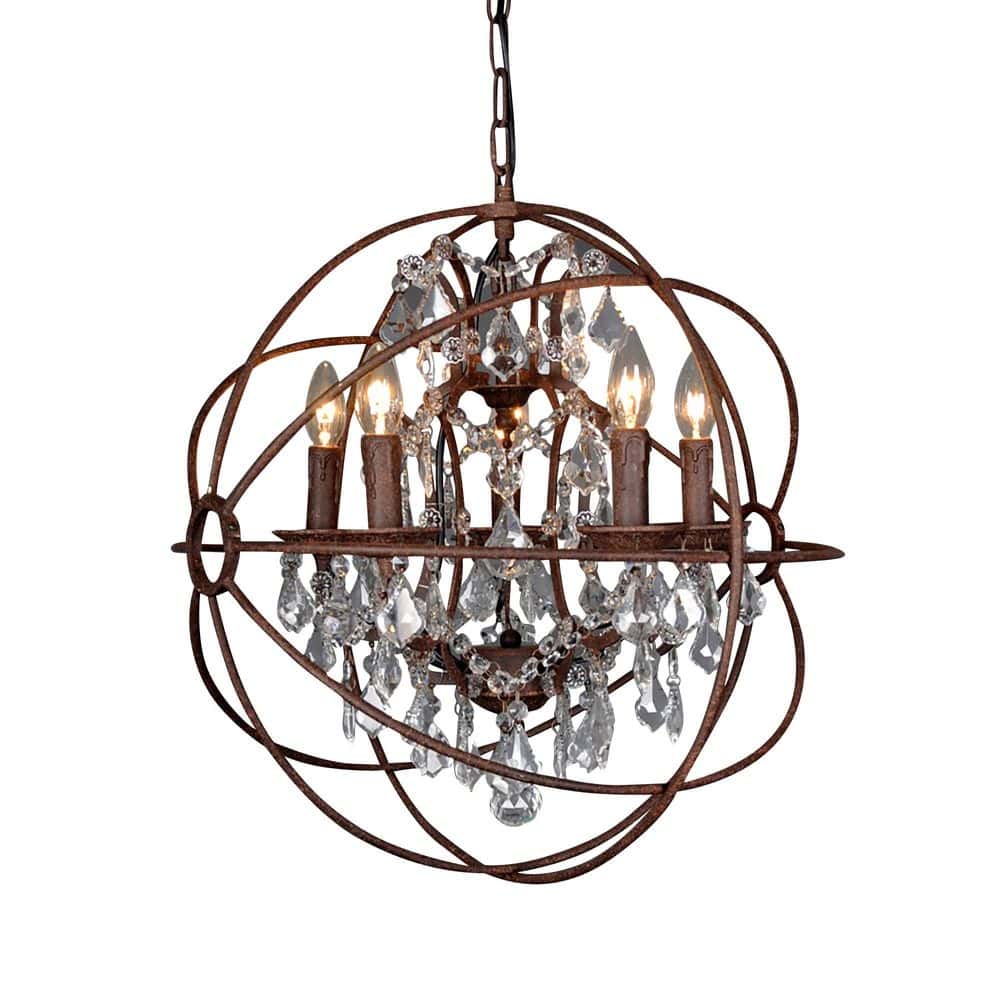 SUNDANCE Chandelier Medium Rust