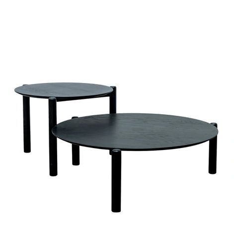 Unity Oak Nested Coffee Tables - Black