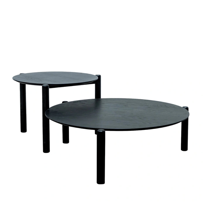 Unity Oak Nested Coffee Tables - Black