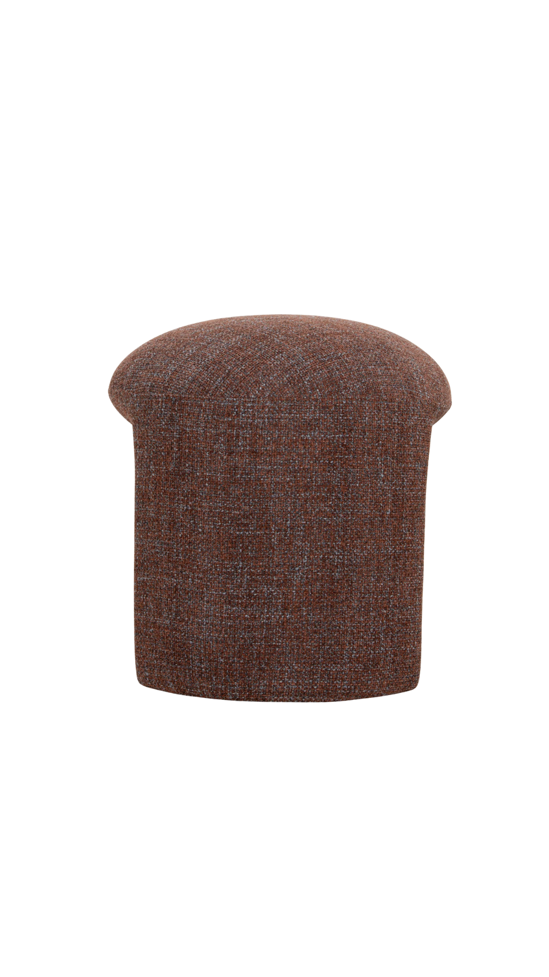 Gloria Round Ottoman - Moss Brown