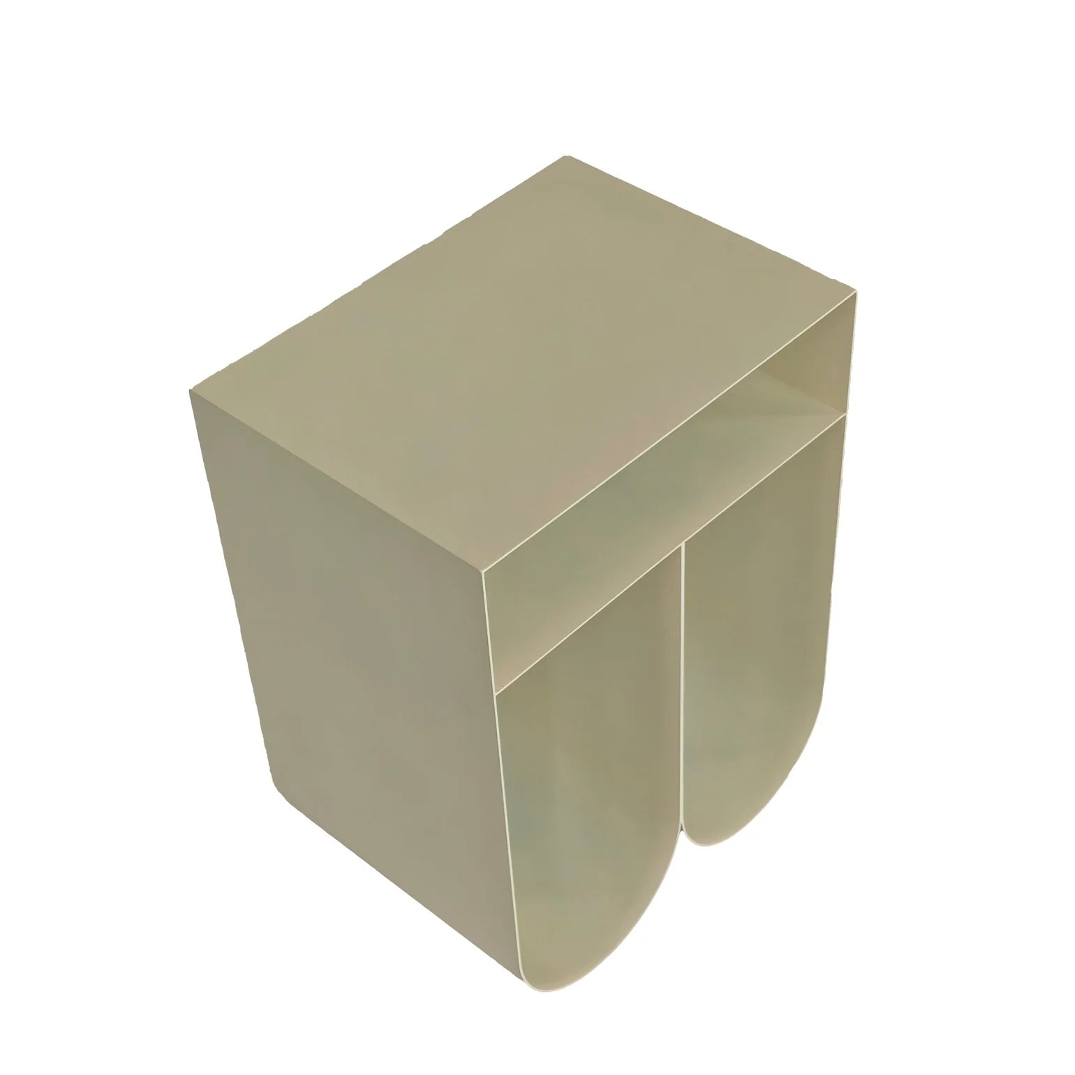 Webster Side Table in Ivory White by Essencia Interiors elegant modern side table