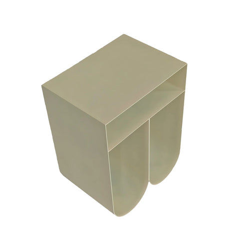 Webster Side Table in Ivory White by Essencia Interiors elegant modern side table