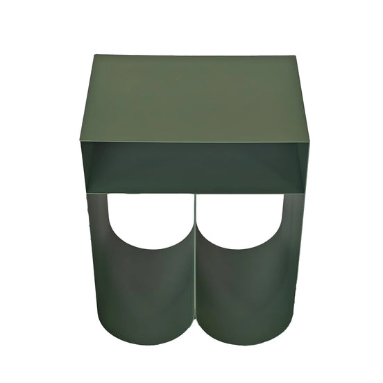 Webster Side Table in Sage Green by Essencia Interiors contemporary designer side table
