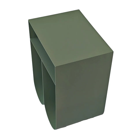 Webster Side Table in Sage Green by Essencia Interiors contemporary designer side table