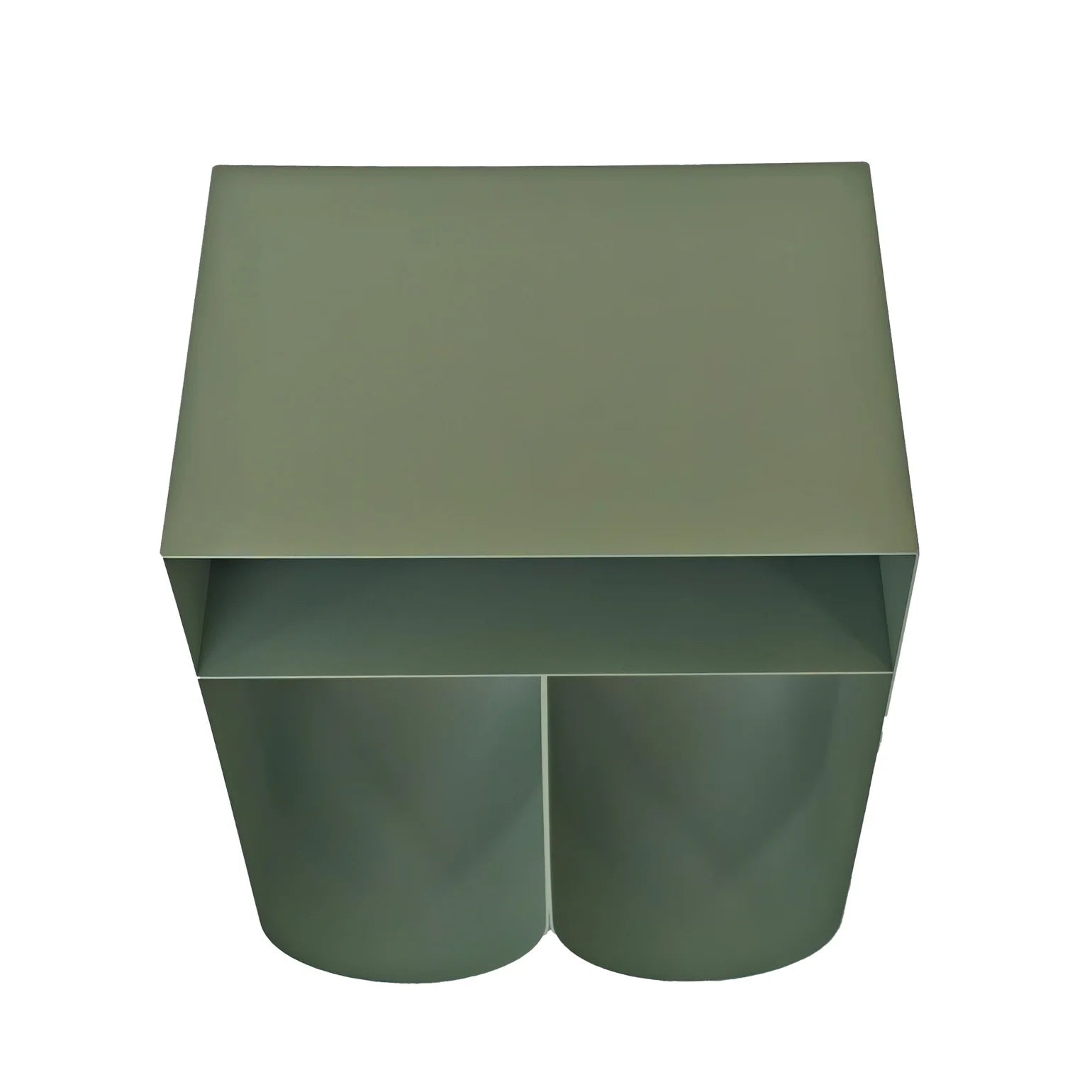 Webster Side Table in Sage Green by Essencia Interiors contemporary designer side table