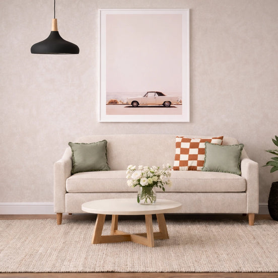 California Coast - White Frame