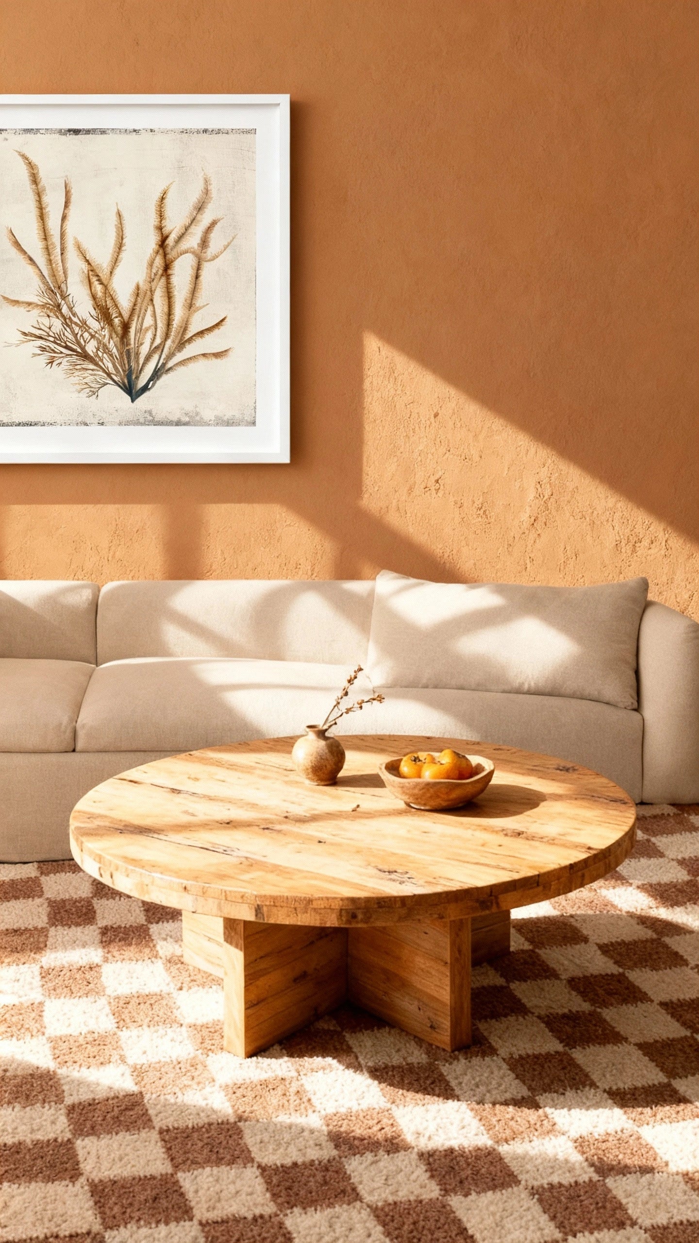 Yellow Coral I - White Frame