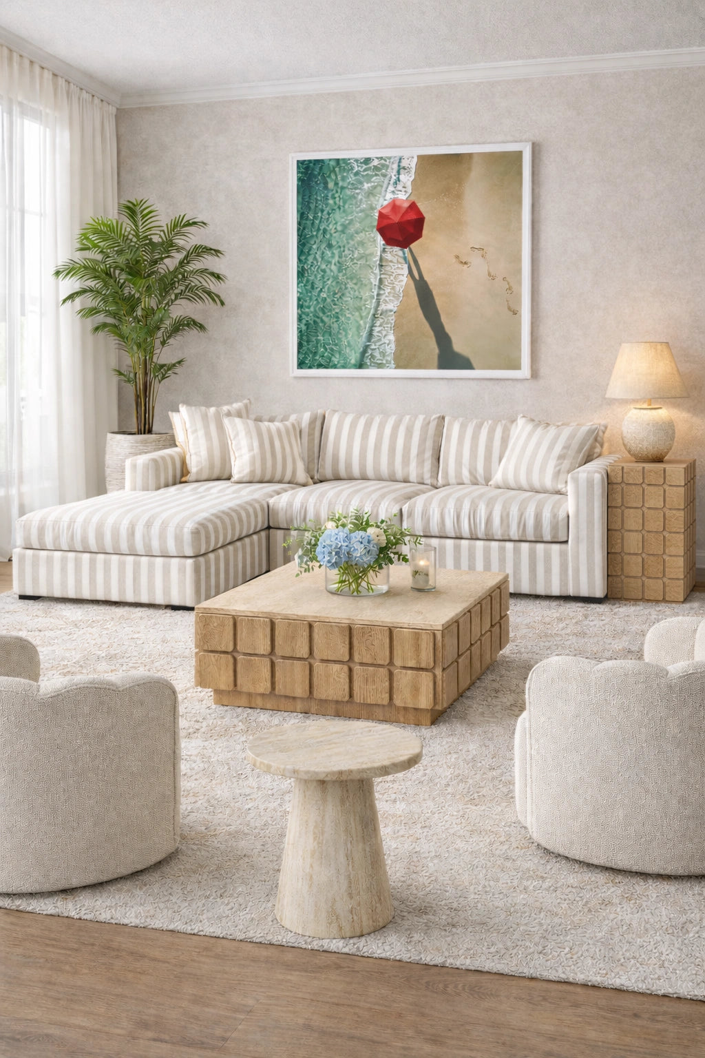 Deep Water –  White Frame