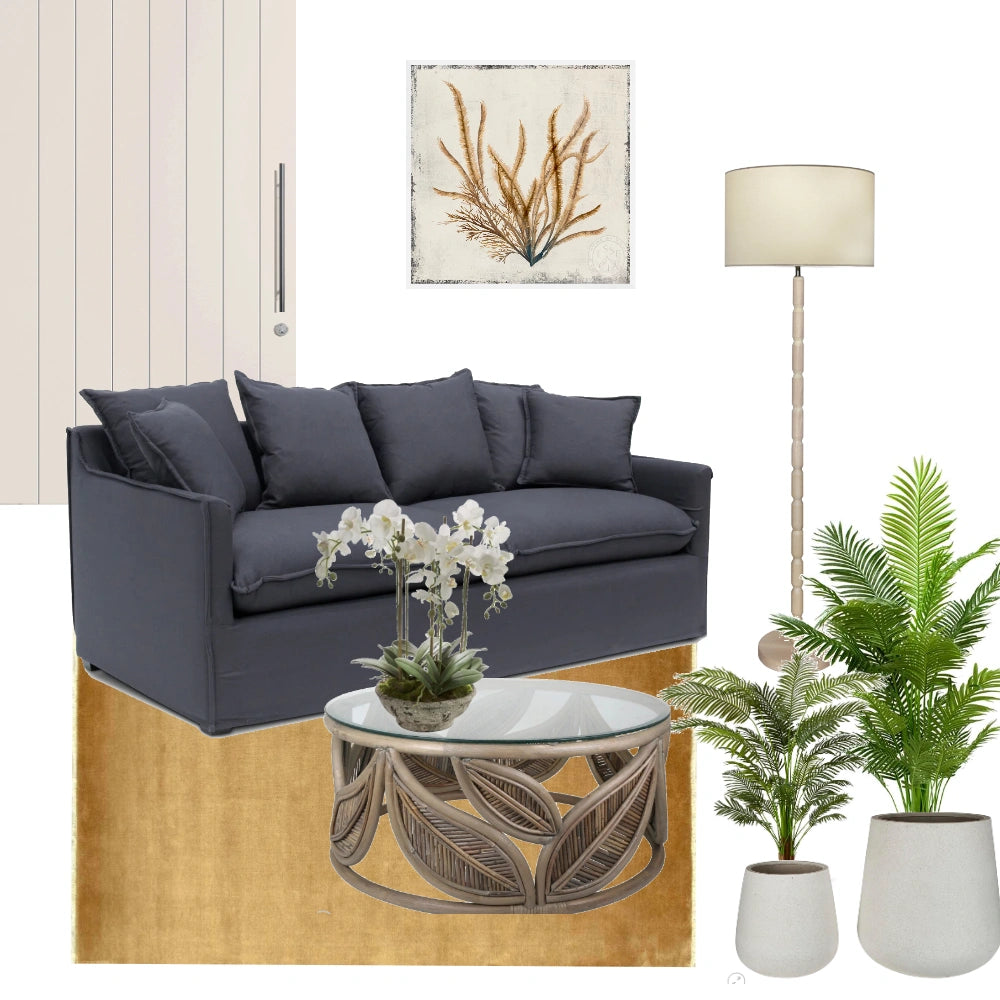 Yellow Coral I - White Frame