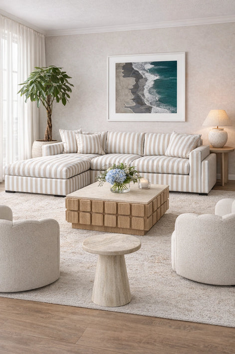 Running Waves – White Frame