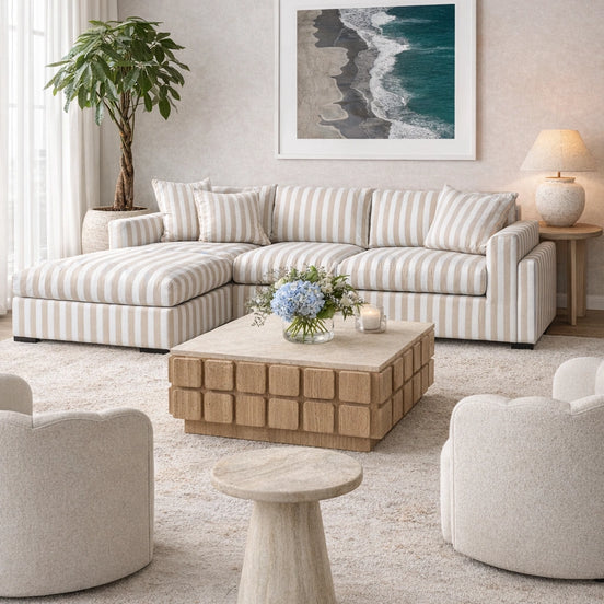 Running Waves – White Frame